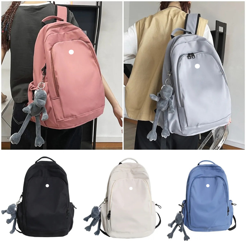 LL-127 Bolsas femininas Mochilas para laptop Academia Esportes ao ar livre Viagens Casual Estudantes Escola Bolsa de ombro Mochila à prova d'água Mochila Mochila Mochila Mochila