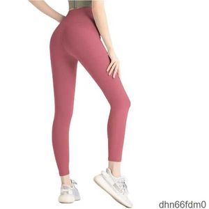 LL 2023 Yoga lu align leggings Dames Shorts Cropped broeken Outfits Dames Sport yoga Dames Broeken Oefening Fitnesskleding Meisjes Hardloopleggings gym slim fit Q60X