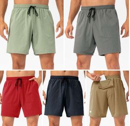 LL-21412 Mentes shorts de yoga tenue hommes Fifth Pantal