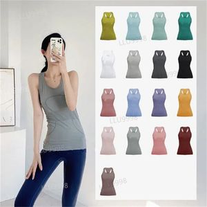 LL-22 Swiftly Tech align tank verano chalecos para mujer tanques sin mangas de secado rápido absorbente de sudor transpirable lemen sin mangas Yoga Tops entrenamiento Cool LU camiseta