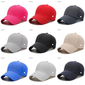 LL Réglable Snapbacks Unisexe Chapeau Ponytail Baseball Hat Softball Shade Chapeaux Back Hole Pony Tail Glitter Mesh Femmes Hommes Sunshine Cap Respirant