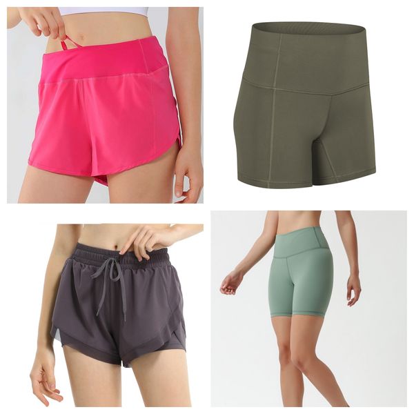 Short de sport pour femme, séchage rapide, sport d'entraînement, course à pied active, avec poches élastiques et zippées