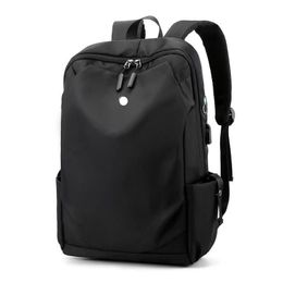 LL Backpack Yoga Backpacks Laptop Travel Outdoor Waterdichte sporttassen Tiener School Black Gray