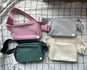 LL Bags Mujeres Hombres Riñonera Gimnasio Correr Deportes al aire libre Riñoneras Viaje Teléfono Monedero Pecho Bolsa Bolsas cruzadas ajustables Fanny Pack