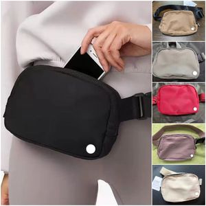 LL Brand Riñoneras para mujer Bolsas de pecho para hombre Correr al aire libre Viajes Teléfono Monedero Cinturón de cintura informal Paquete de viaje Bolsa Impermeable Ajustable Envío rápido