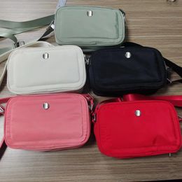 LL Crossbody Bags Yoga Belt Bag Sport Schouderband Multifunctionele tas Mobiele telefoon Wallet 5 kleuren