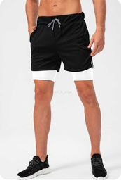 LL-D13005 short de sport camouflage double couche multi-poches pour hommes pantalon de course à séchage rapide pantalon de fitness à cinq points Veuillez acheter selon le tableau des tailles