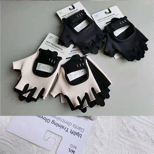 LL Designer le même demi-doigt sport Fitness gants antidérapant Yoga entraînement haltérophilie Anti cocon gants d'équitation