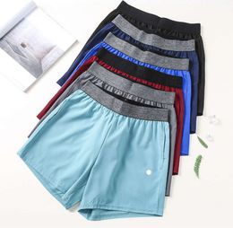 LL-DK- 02 Pantalones cortos para hombres Trajes de yoga Pantalones cortos Correr Deporte Baloncesto Pantalones de entrenamiento transpirables Ropa deportiva para adultos Ejercicio de gimnasio lulus alta calidad al por mayor4535