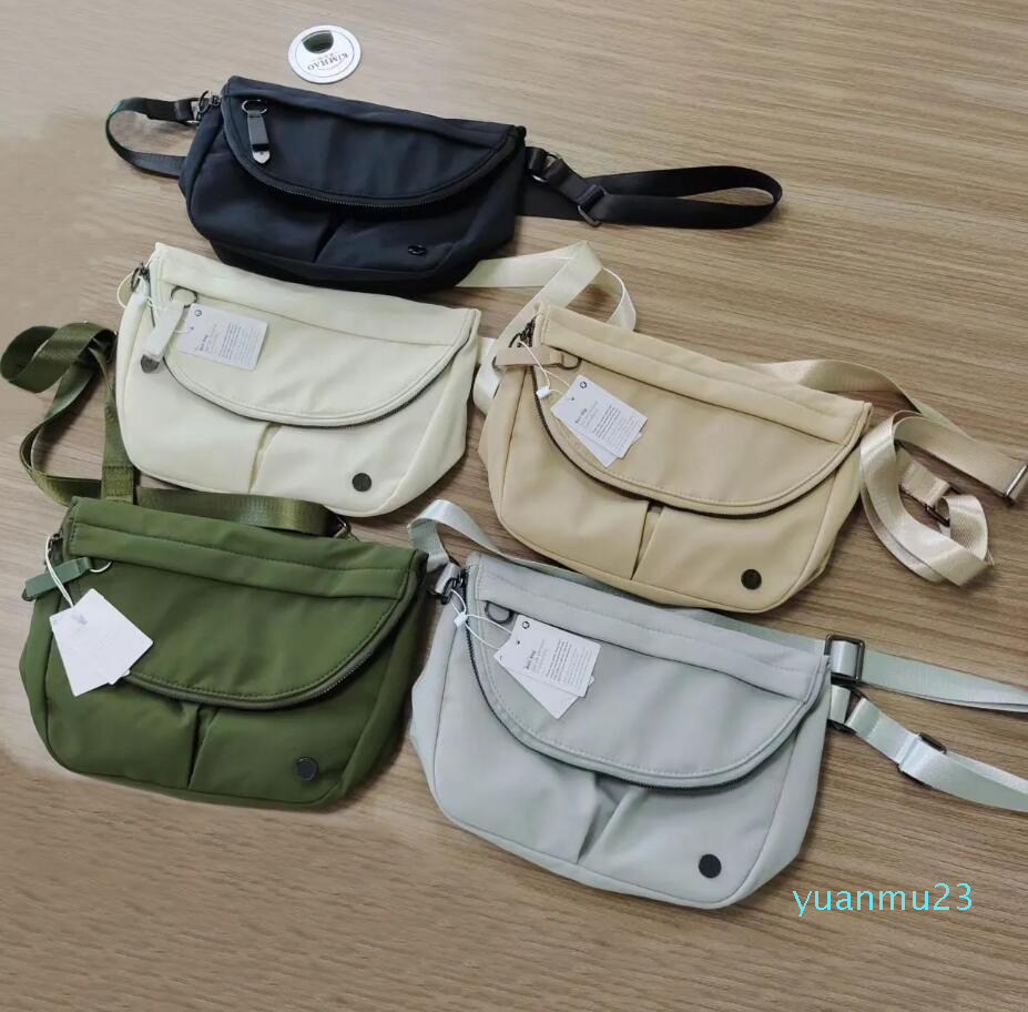 LL Festival Bag Zipper Outdoor Crossbody have Adjustable Strap Yoga Bags Water-Repellent Micro Women Shoulder bag 51