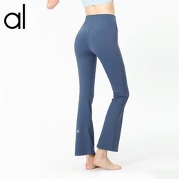 LL Pantalon de Yoga taille haute pour femmes, Push-up, Fitness, évasé, doux, élastique, levage des hanches, pantalon de sport en forme de T, course à pied, entraînement pour dame