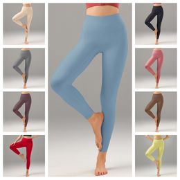 LL Hoog getailleerde ademende legging voor dames Stretch Tummy Control Workout Hardloopyogabroek Maat S-XL