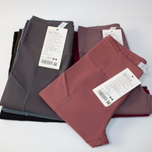 LL Pantalones de yoga para mujeres con cintura alta Fitness de secado rápido Multi Pantalones apretados de múltiples pantalones de mujeres