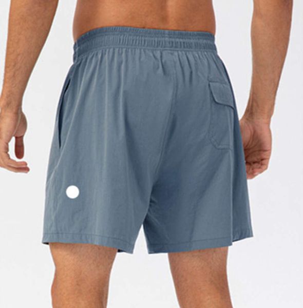 LL Lemonss hommes concepteur Yoga sport court séchage rapide Shorts avec poche arrière téléphone portable décontracté course Gym survêtement pantalon 88