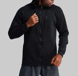 Ll hommes new yoga zipper veste à capuche