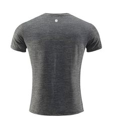 Mannen Outdoor Shirts Nieuwe fitness Gym voetbalvoetbal Mesh Back Sports Quick-Dry T-Shirt Skinny Man