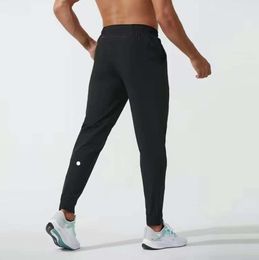 LL Jogger para hombre, pantalones largos, traje deportivo para yoga, cordón de secado rápido, pantalones deportivos con bolsillos para gimnasio, pantalones casuales para hombre, cintura elástica, fitness 8552