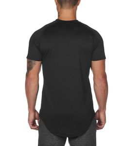 LL T-shirt de sport pour hommes Europe et États-Unis Fitness Training Jogging Séchage rapide Élastique Lâche Respirant Short-Sle 822