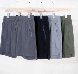 LL Herren-Shorts mit seitlichen Reißverschlusstaschen, Sommersport-Shorts für Herren, Strandshorts für Herren, Freizeit, Stretch-Shorts für Damen und Herren, super Qualität, Montclear 007