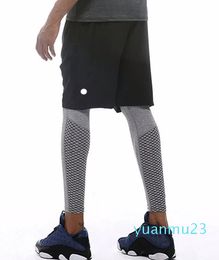 ll Hombres Yoga Deportes Cortos Pantalones cortos de secado rápido con bolsillo trasero Teléfono móvil Casual Correr Gimnasio Quinto hombre Jogger Pa