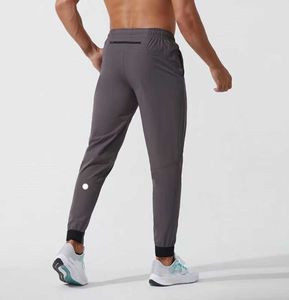 Ll heren jogger lange broek sport yoga outfit quick dry droge drawstring gym zakken joggingbroek broeken casual elastische taille fitness designer broek456