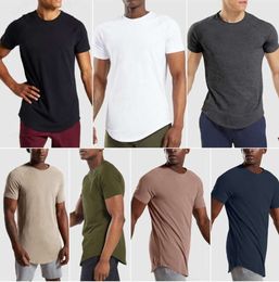 LL T-shirts pour hommes Tops Vêtements de sport Exercice d'été Vêtements de fitness Vêtements de sport Courir en vrac Chemises à manches courtes Mode Tendance Vêtements Wsde