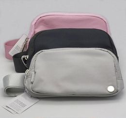 LL Mini Belt Bag Outdoor Crossbody Bag Women Men Bolsas de cintura Correa ajustable Fanny Pack1636119