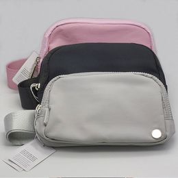 LL Mini sac de ceinture sac à bandoulière extérieur femmes hommes sacs de taille sangle réglable Zip Fanny Pack