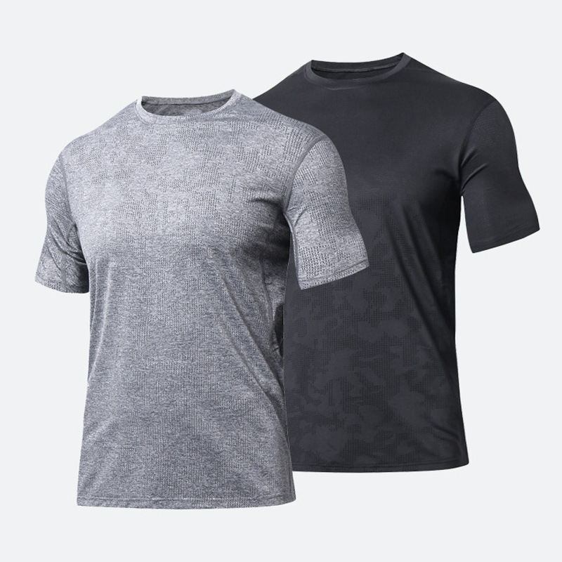 LL新しい半袖Tシャツ夏の屋外レジャーフィットネスコートブラックTシャツクイックドライランニングランニングラウンドカラー衣料品品質ヨガトレーニングスーツ