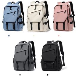 LL Outdoor Backpack Trend Backpack Eenvoudig paar Backpack Junior High School College Student Bag Fashion grote capaciteit buiten sporttas