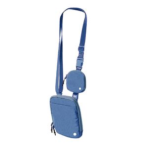 LL Sacs de plein air PU deux pièces détachable Wasitbag sport épaule bandoulière multi-fonction sac téléphone portable portefeuille 8 couleurs LL228