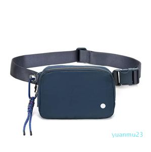 LL Bolsas al aire libre Mujeres Hombres Riñonera Gimnasio Correa ajustable elástica Cremallera Fanny pack 97