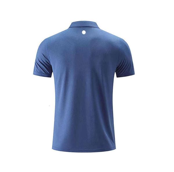 Ll Outdoor Polo Homme Séchage Rapide Évacuant La Transpiration Haut Court Manches Mâle Haute Quantitéags LU