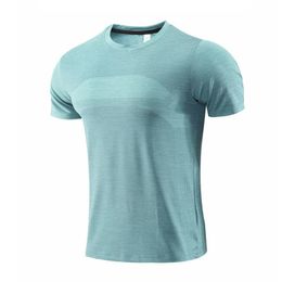 LL Outdoor Mens Sport T-shirt Heren Snel droog zweetafdeling Korte Top Men Wrackout Short Sleeve LL9138