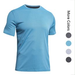 LL Outdoor Mens Sport T-shirt Heren Snel droog zweetafdeling Korte Top Men Wrokout Short Sleeve LL47