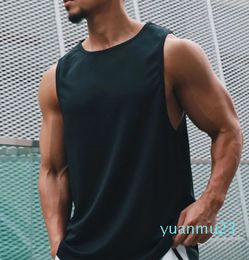 ll Outdoor Mens Sport Tank Mens Quick Dry Sweat-wicking T-shirt sans manches Hommes Wrokout Short Slee