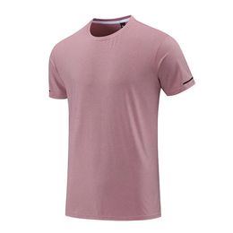 LL-R131 Heren Yoga-outfit Gym T-shirt Oefening Fitnesskleding Sportkleding Trainen Basketbal Sneldrogend Ijszijde Shirts Outdoor Tops Korte mouw Elastisch Ademend