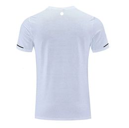 Ll-r661 hommes yoga tenue gym t-shirt exercice fitness wearwear trains basket-ball rapide de glace sèche chemises extérieures