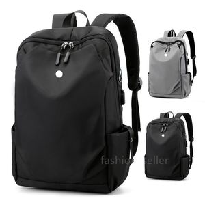 LL-R9004 Dames Heren Backpacks Studenten Laptop Bag Gym Excerise Tassen Knapsack Casual Travel Boys Girls Girls Outdoor School Backpack Oxford Doek