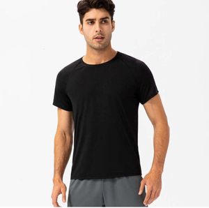 LL Hardlopen Korte Mouwen Designer Zomershirts Compressie Sportleggings Fiess Gym Voetbal Man Jersey Sportkleding Sneldrogende T-shirts Top Play Hoge kwaliteit99