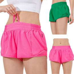 Sportshorts snel droge ademende hoge taille trainingen panty outfits yoga atletische shorts kanten tennis rennen casual biker gym shorts ritszake pocket