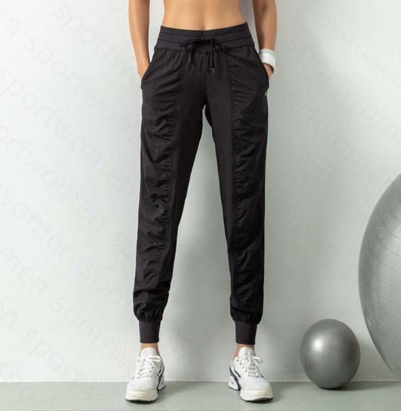 LL pantalons de survêtement leggings pour femme designer Pantalons de jogging Pantalons de survêtement amples Fitness Running Stretch Minceur Pieds Sweat 511