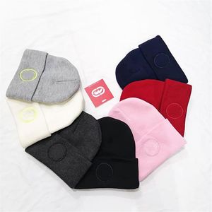 Gorros LL Warm Revelation, gorro tejido de invierno para mujer, gorros cálidos a la moda, gorro deportivo cómodo, gorro con Logo bordado 204H