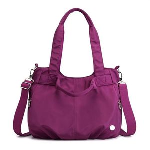LL Женские сумки Нейлоновая женская сумка через плечо Водонепроницаемая женская сумка на одно плечо Балетные сумки для йоги330m