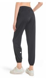 Ll femmes jogging yoga jogger poche fitness leggings élastique pantalon décontracté à crampons pantalons de survêtement 5 couleurs
