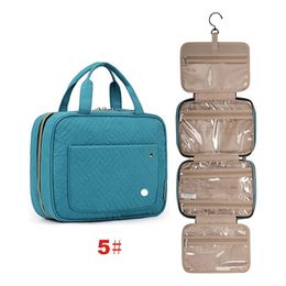 LL Femmes Marifing Sac Imperpose Voyage de grande capacité Sac de toilette pliable Bages de lavage de rangement portable pliable