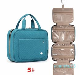 ll trousse de maquillage pour femmes, trousse de toilette de voyage étanche de grande capacité, pliable, Portable, rangement, lavage