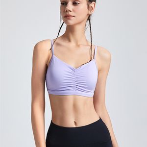 ll Femmes Sports Bras Tops Cew Neck Fintness Camisole Rides Réservoir Gilet Skinfriendly Entraînement Respirant Séchage Rapide Top Femme YW198