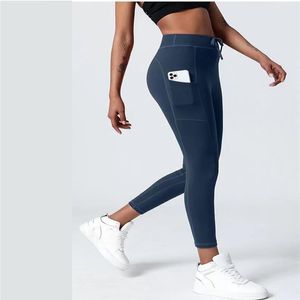 LL femmes Yoga Leggings femmes filles pantalons de survêtement en cours d'exécution dames décontracté vêtements de sport pour adultes exercice Fitness Wear174G