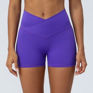 LL Femmes de yoga shorts tenues Lu High Waist Sports Exercice Wear Pants courts Girls Running Elastic Sexy SM2301